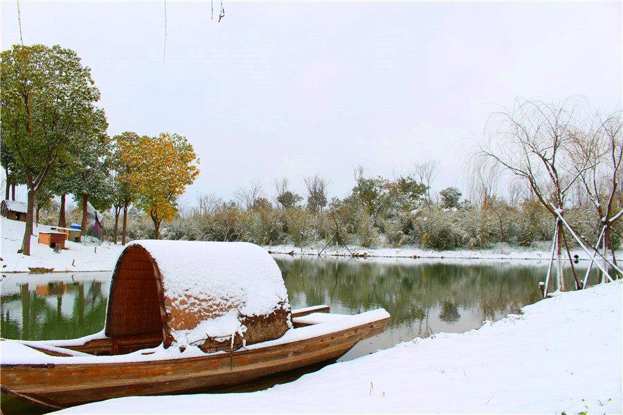 瑞雪推開(kāi)了嬉樂(lè )灣春天的門(mén)